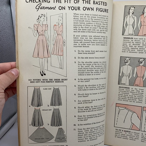1940 Simplicity Sewing Book Fully Illustrated 600 Pictures - Picture 13 of 14